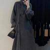 高定立领羊毛大衣 商品缩略图0