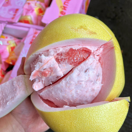 【憨憨龙 三红柚】红柚/三红柚 柚子，红皮，红瓤，红肉，被称为三红柚，口感稳定，甜度好，水分足！ 商品图10