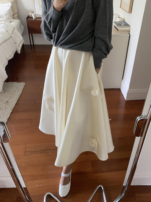 my rose silk wook skirt 商品图6