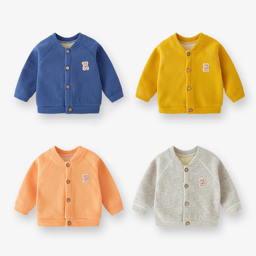 【锁温保暖，呵护更加细致！】婴儿春秋开衫毛衣儿童针织外套打底衫男女宝宝秋冬装洋气外穿衣服lm 商品图0