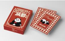 天府八吉丨熊猫扑克牌 商品图0