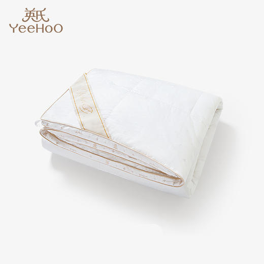 英氏儿童被芯秋冬新款轻盈保暖羽绒被白鹅绒被子YEBXJ32001A 商品图0