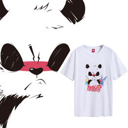 【路上海】原创T恤No.126 愤怒的熊猫