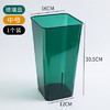【琳琅】彩色养花桶/方桶/透明亚克力桶（中号/小号） 商品缩略图5
