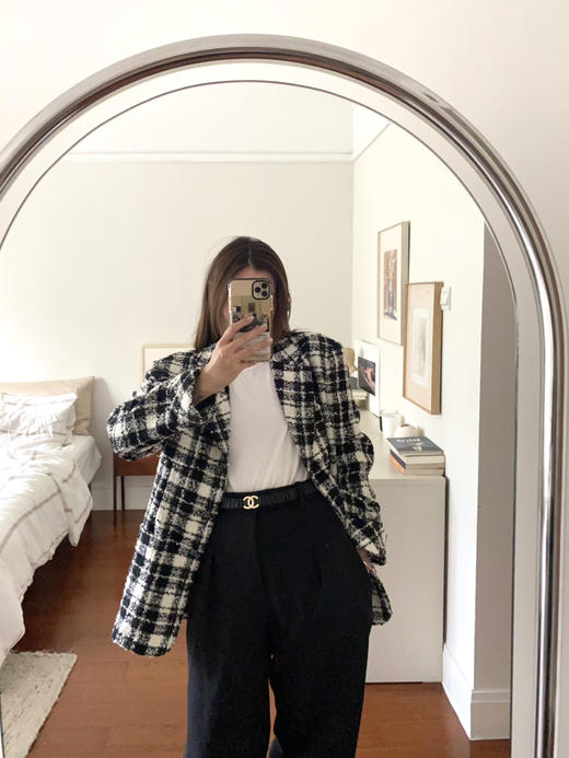 my black and white check jacket 商品图4