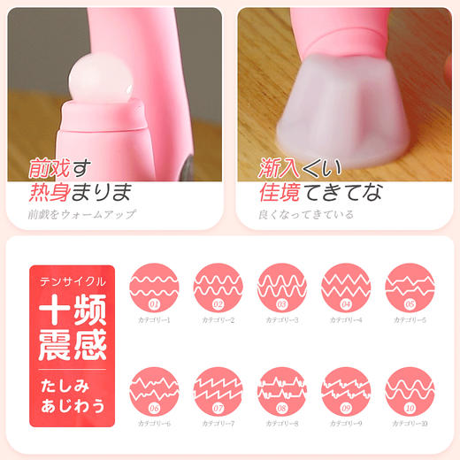 日本【女用器具】WILDONE ORGA MOON吮吸棒 震动棒 商品图2