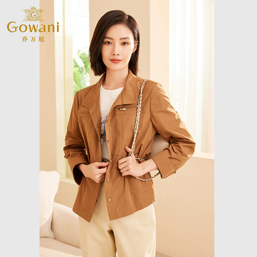 Gowani乔万尼商场同款秋冬新品女装小夹克短外套ET3B720805 商品图3