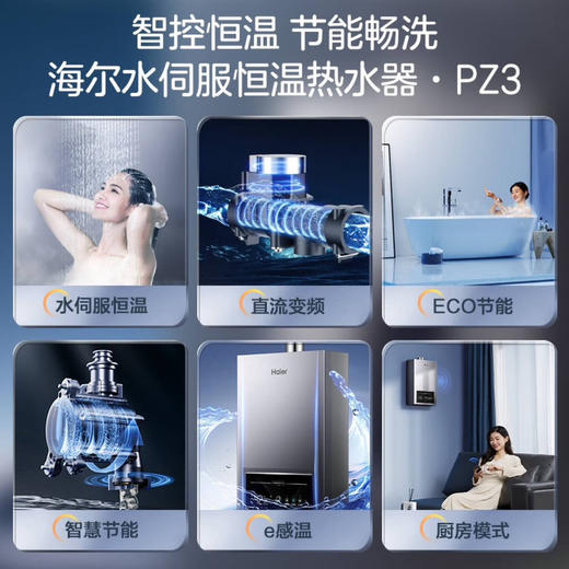 海尔（Haier）热水器 JSQ25-13PZ3DPMCU1 商品图1
