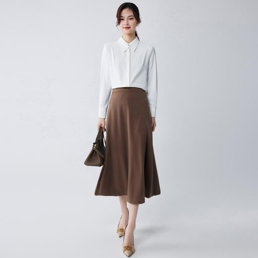 【简约大方】罗蒙四季款女式长袖衬衫时尚有型气质优雅商务职业衬衫女 商品图2