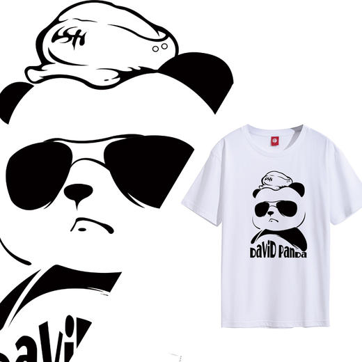 【路上海】原创T恤 No.57w 国宝熊猫 商品图0