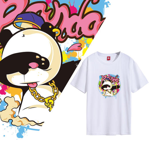 【路上海】原创T恤No.338  街头熊猫 商品图0