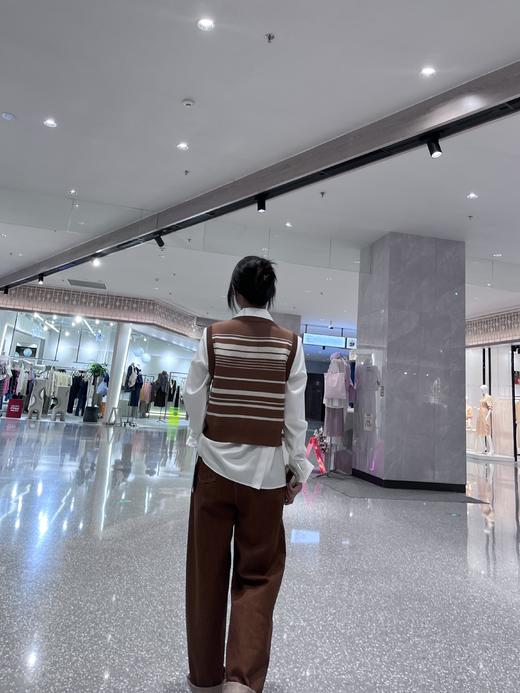 LZ3H02 棠梨褐色  针织马甲 商品图3