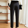 玳莎冬季新款黑色休闲烟管裤女高腰显瘦垂感通勤直筒西装裤  DC36308 商品缩略图3