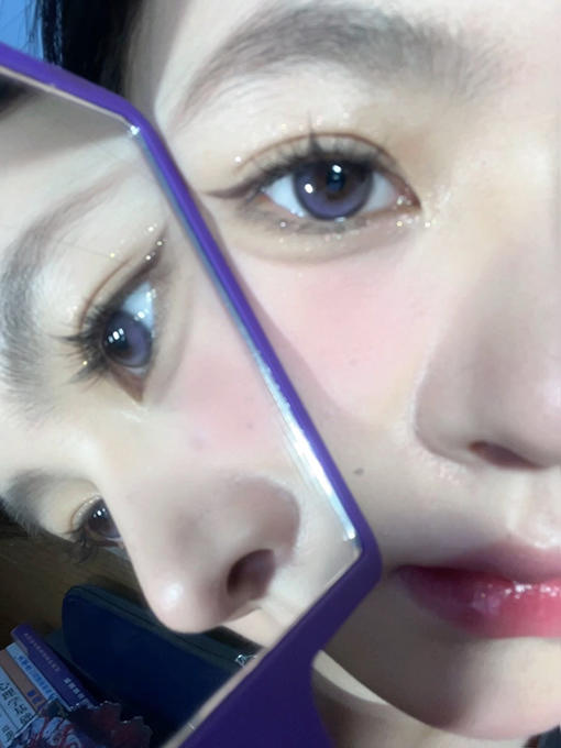 Bunny Shiny 雾月亮 年抛 两片 14.0mm 参考着色 13.3mm 基弧 8.6 含水 38% 韩国进口 商品图3