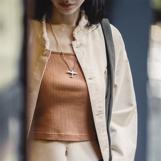 马登女装 美式棉籽壳牛仔外套休闲宽松设计感小众纯棉丹宁夹克秋 商品图1