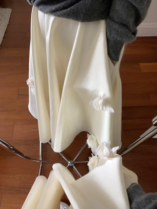 my rose silk wook skirt 商品图9
