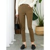 【现货7天】休闲小直筒九分裤女2023春秋修身裤脚小开叉时尚显瘦萝卜裤子 商品缩略图0