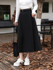 秋冬【遮跨显瘦百褶裙】 西装料半身裙配皮带  中长款A字裙  百搭单品 商品缩略图4