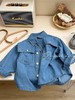 【轻薄透气保暖，设计简约大方！】女童韩版宽松牛仔外套秋季新款港风休闲衬衫薄款牛仔外套潮lm 商品缩略图0