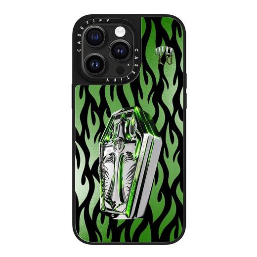 Tyson Yoshi - Coffin in Neon Green MagSafe 兼容镜面手机壳 商品图1