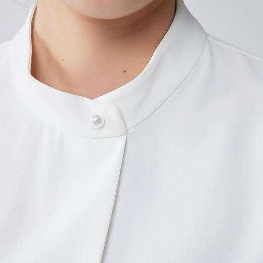 【精致简约】罗蒙四季款女式长袖衬衫商务通勤百搭清新衬衫衬衣女 商品图6