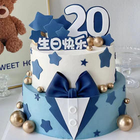 双层生日蛋糕（12+10寸）