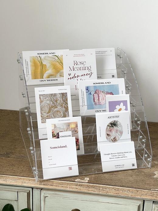 【琳琅】花衣裳花艺卡片收纳架6层 商品图3