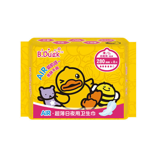 艾丁香超薄日夜用卫生巾280mm 商品图0