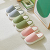【YW】无忧购男女简约纯色舒适针织布乳胶居家棉拖鞋9258（截单后3-5天发货) 商品缩略图3
