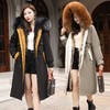 DD-2023新款貉子毛内胆派克服女可拆卸中长款派克服大衣皮外套女冬 商品缩略图9