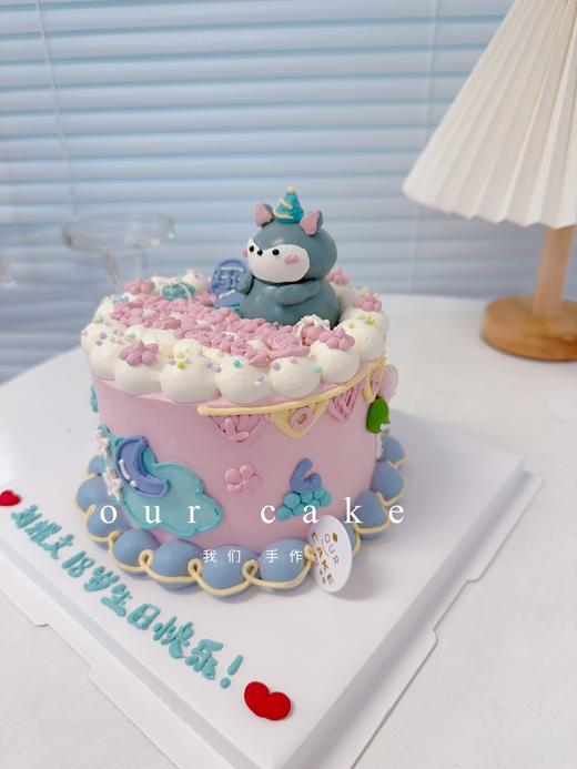 小动物复古卡通蛋糕（小动物可换）-低糖处理无添加 商品图3