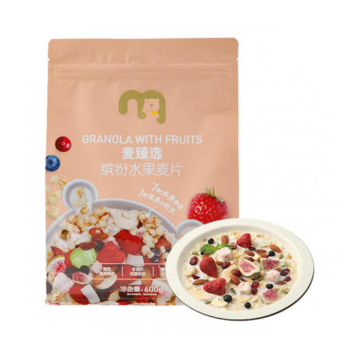 MC 麦德龙 麦臻选 缤纷水果麦片 600g 商品图0