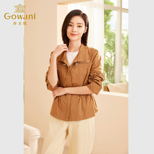 Gowani乔万尼商场同款秋冬新品女装小夹克短外套ET3B720805 商品图1