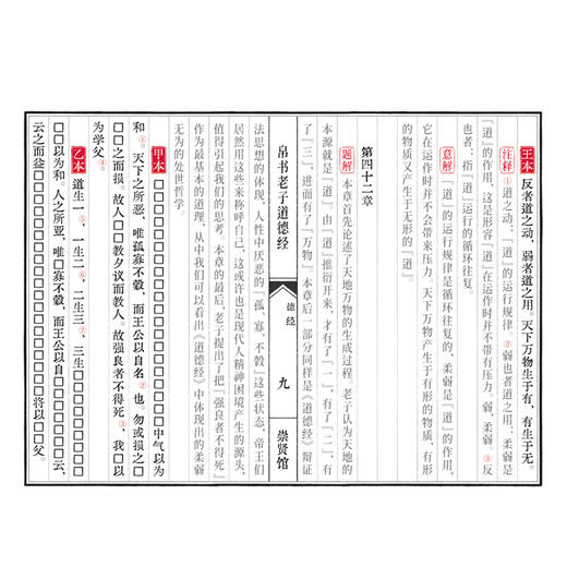 《帛书老子道德经》（一函二册）机制宣纸 手工线装简体字竖排 正版包邮 商品图4