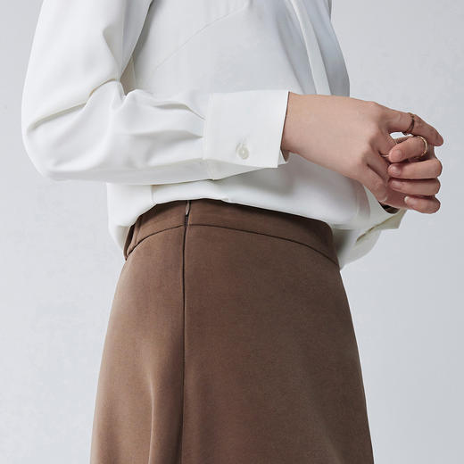 【知性优雅】罗蒙女士半截裙简约日常大众百搭休闲舒适半身裙女 商品图2