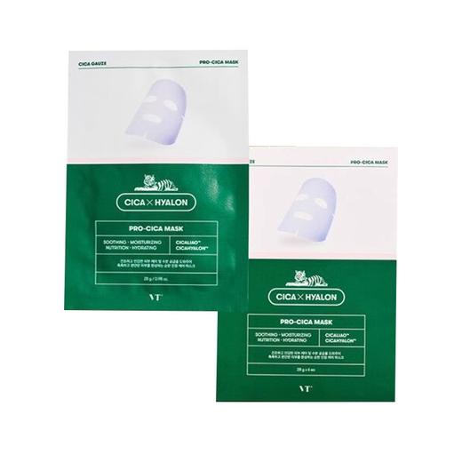 韩国VT范特薇缔积雪草舒缓面膜-VT补水保湿温和修护贴片式 商品图3