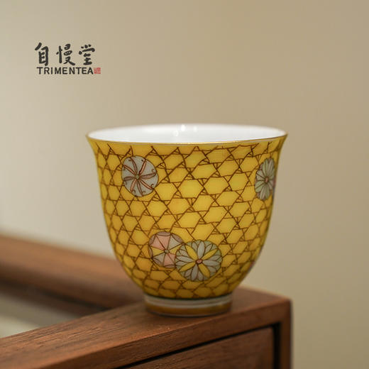 自慢堂 清风杯 皮球花 陶瓷茶杯高档个人专用功夫茶杯品茗杯 商品图4