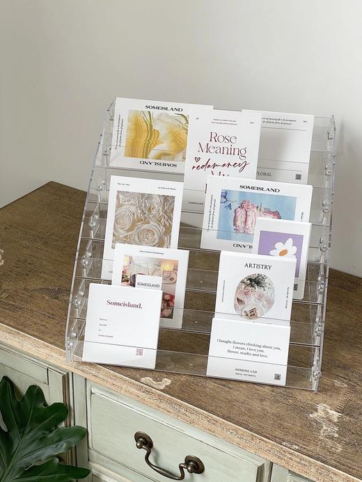 【琳琅】花衣裳花艺卡片收纳架6层 商品图2