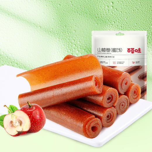 【满299减210】百草味山楂卷120g 商品图1
