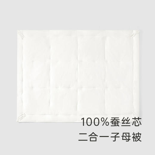 英氏床上用品儿童床品宝宝蚕丝子母被芯2023新品YEBXJ3P002A 商品图2