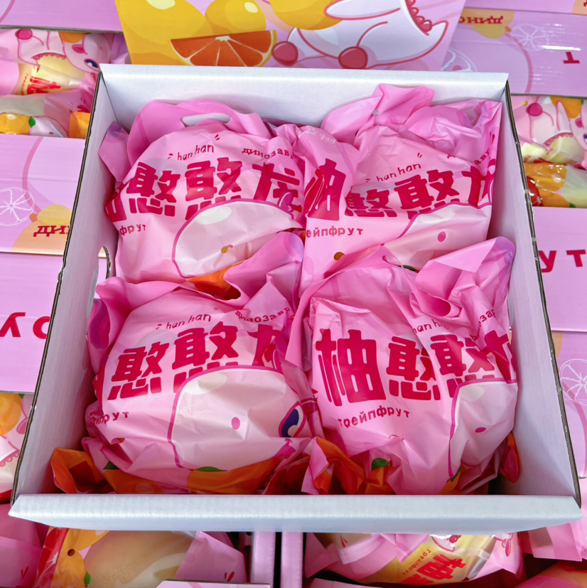 【憨憨龙 三红柚】红柚/三红柚 柚子，红皮，红瓤，红肉，被称为三红柚，口感稳定，甜度好，水分足！