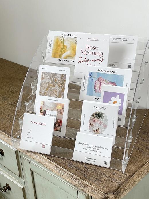 【琳琅】花衣裳花艺卡片收纳架6层 商品图1