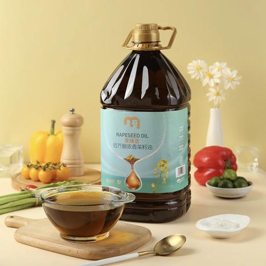 MC 麦德龙 麦臻选 低芥酸浓香菜籽油 5L 商品图1