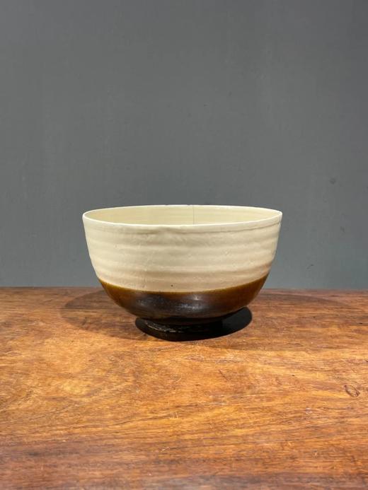 磁州窑白褐双色佛钵式大碗，顺丰包邮 商品图1