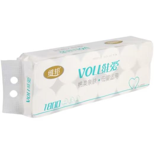 维邦维爱亲柔实心压花卷纸12卷 商品图3