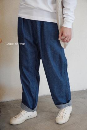 ORDINARY FITS 浅/深牛仔布直筒长裤