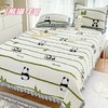 【可水洗可机洗 给予你四季贴心陪伴】秋冬夹棉牛奶绒床盖三件套卡通加厚水晶绒床盖绗缝盖毯 商品缩略图7