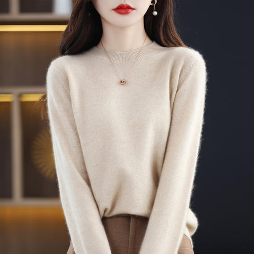 秋冬新款，一线成衣纯羊毛衫D004 商品图5