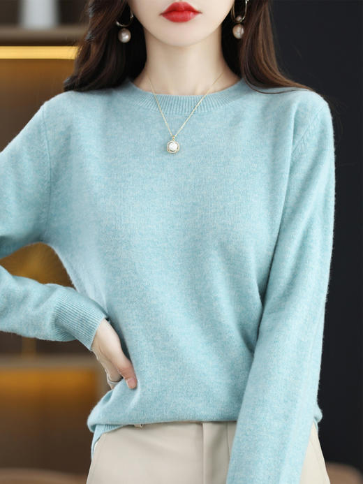 秋冬新款，一线成衣纯羊毛衫D004 商品图1