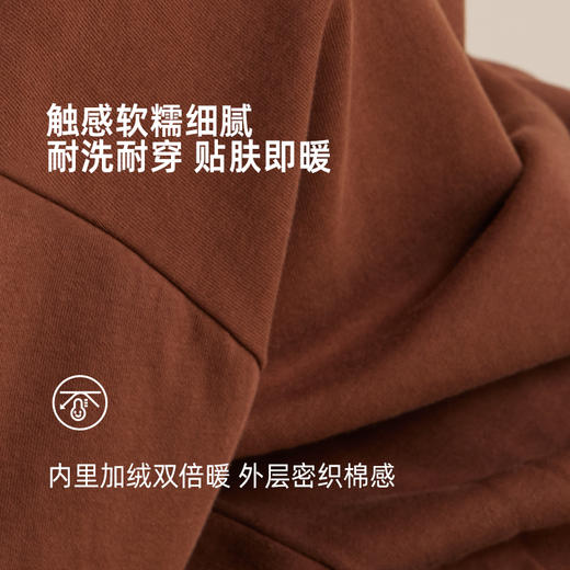 fx-【内里复合奥粒绒】儿童美式复古印花加绒软卫衣PQWY2313 商品图4